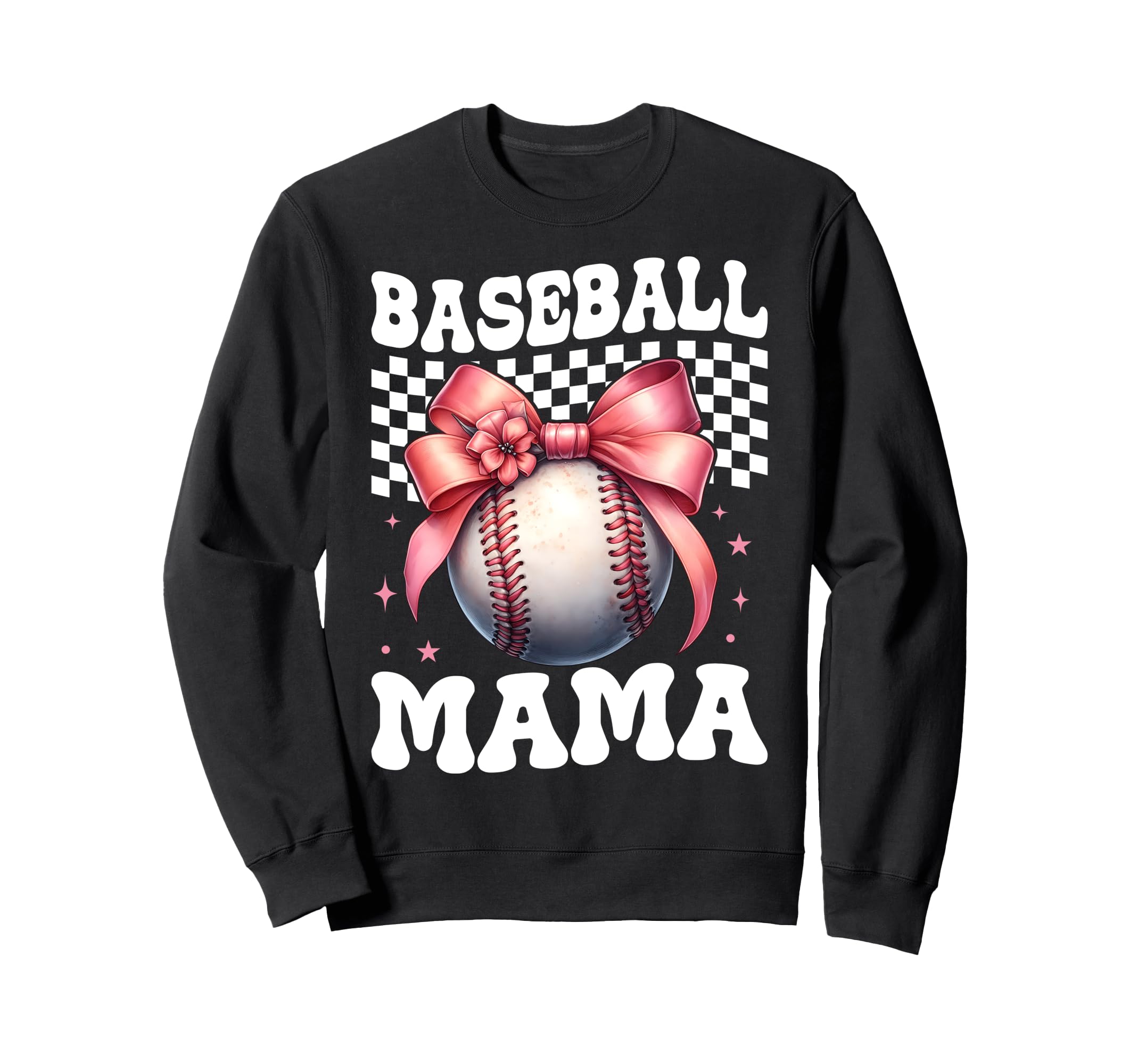 Baseball Mama Baseball Mom Mothers Sweatshirt - Custom Art Print Men Women - T-Shirt, Sweatshirt, Hoodie