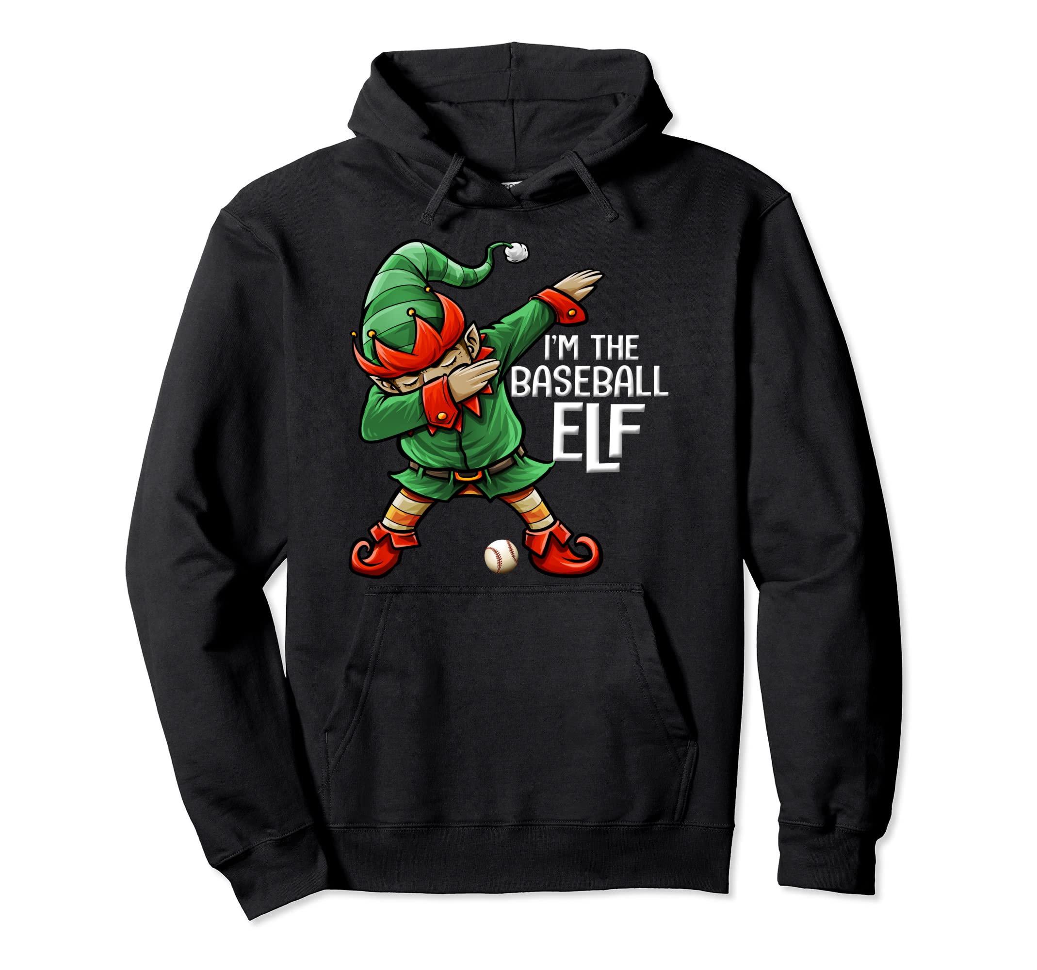 Im Baseball Elf Squad Family Matching Hoodie - Unique Graphic Men Women - T-Shirt, Sweatshirt, Hoodie
