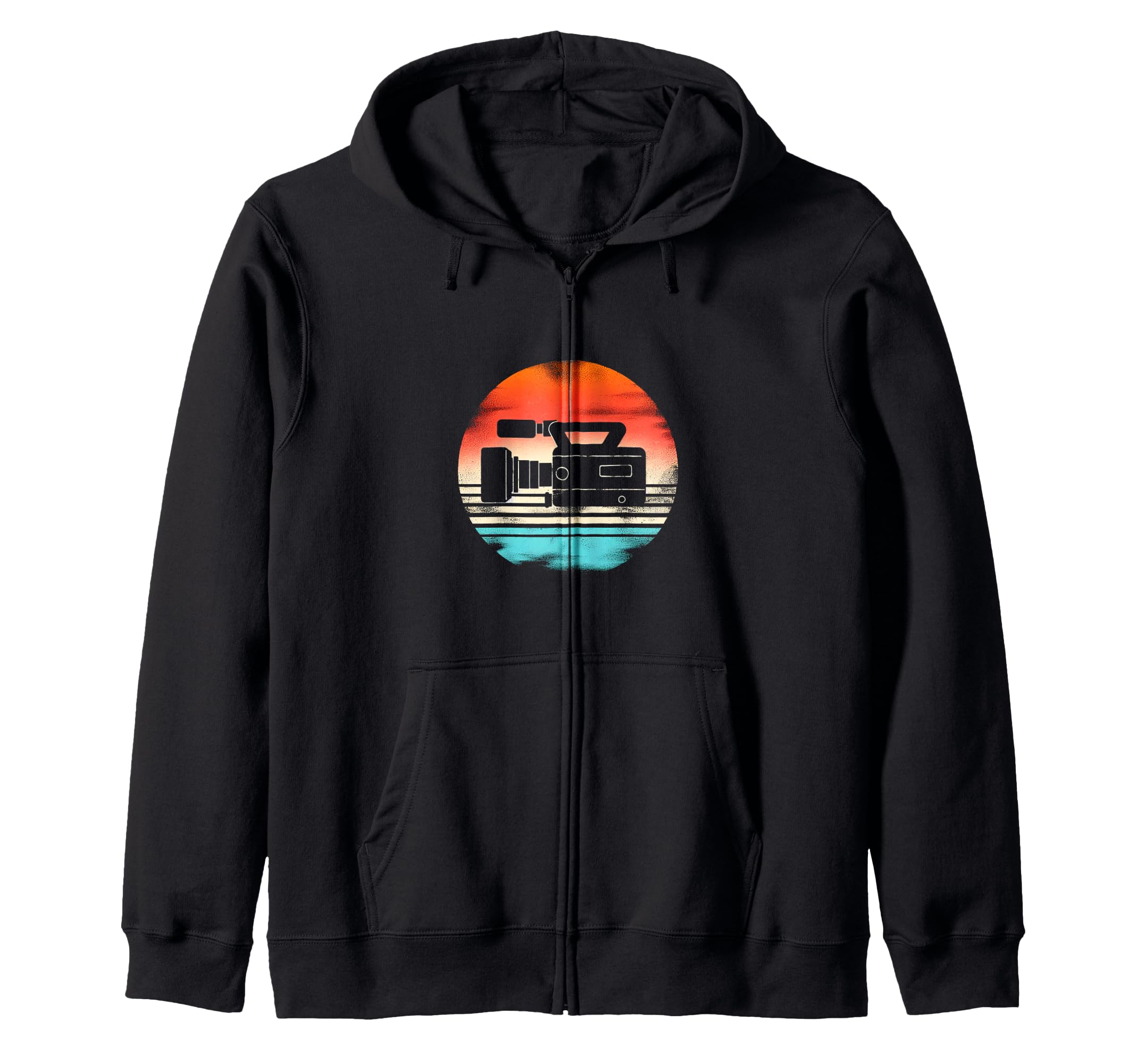 Video Camera Hoodie - Aesthetic Graphic for Adults - T-Shirt, Sweatshirt, Hoodie