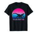 Velociraptor Dinosaur Vaporwave 80S Sunset T-Shirt - Unique Graphic Unisex - T-Shirt, Sweatshirt, Hoodie