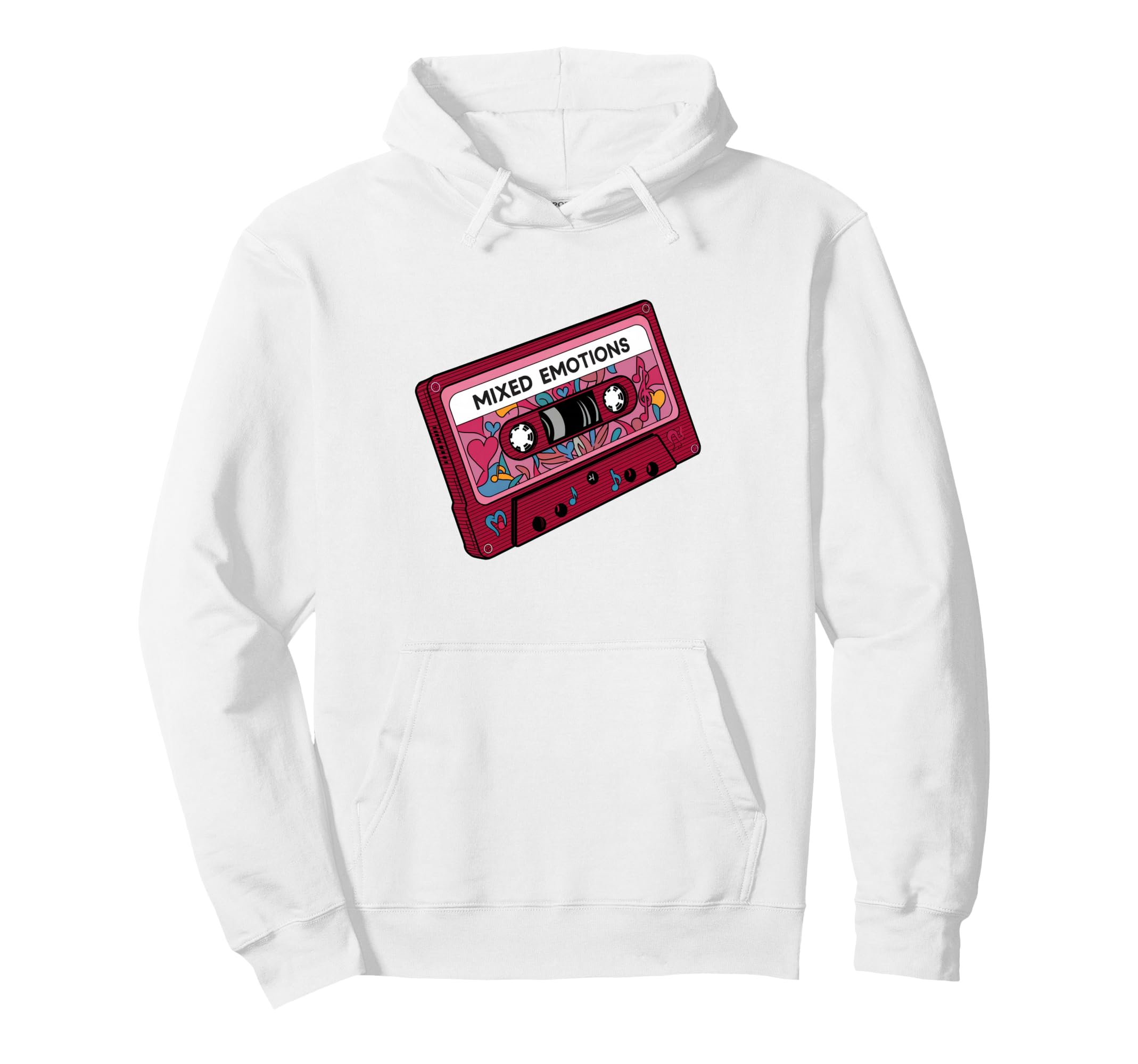 Mixed Tape Emotions Funny Mixtape Hoodie - Unique Graphic for Adults - T-Shirt, Sweatshirt, Hoodie