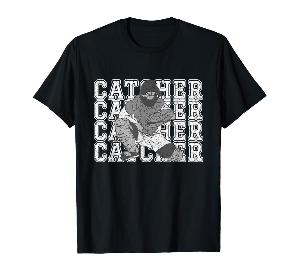 Baseball Catcher Player Team Sport Lover T-Shirt - Unique Graphic Unisex - T-Shirt, Sweatshirt, Hoodie