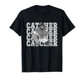 Baseball Catcher Player Team Sport Lover T-Shirt - Unique Graphic Unisex - T-Shirt, Sweatshirt, Hoodie