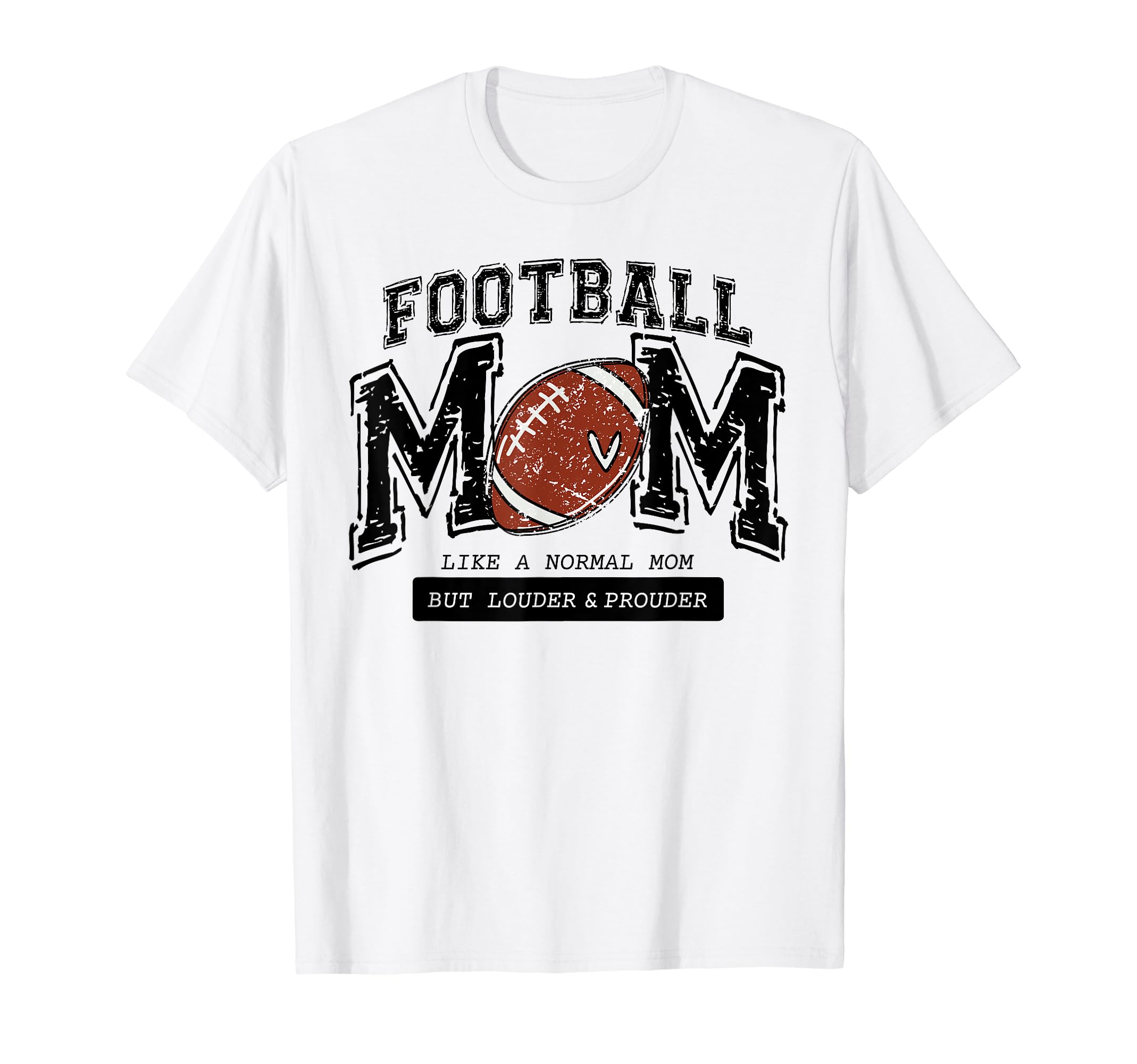 Football Mom Like Normal Mom But T-Shirt - Minimalist Print Men Women - T-Shirt, Sweatshirt, Hoodie