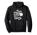 Baseball My Favorite Player Calls Me Mom Hoodie - Unique Graphic Unisex - T-Shirt, Sweatshirt, Hoodie