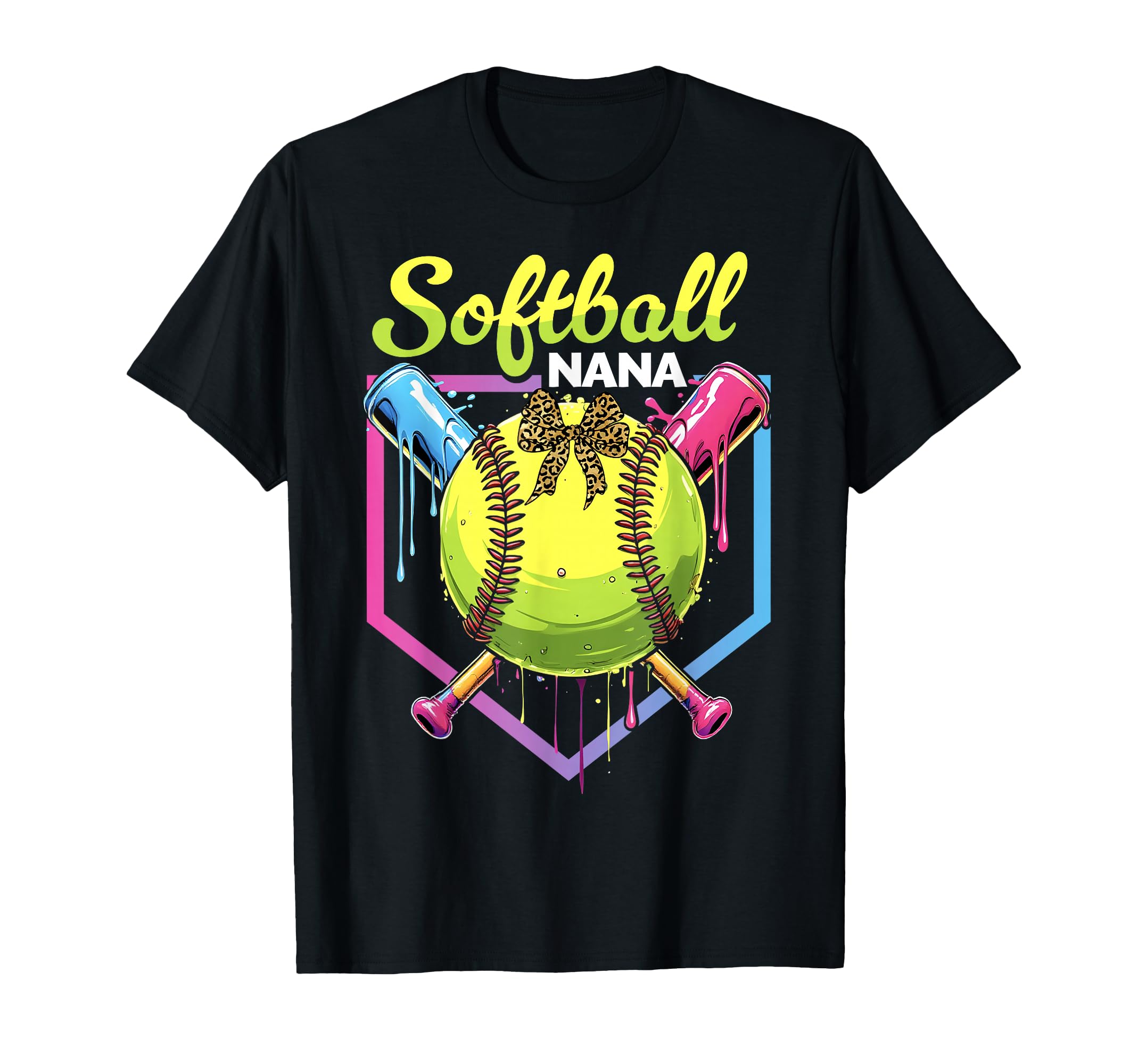 Softball Drip Nana Ice Cream Softball T-Shirt - Minimalist Print Unisex - T-Shirt, Sweatshirt, Hoodie