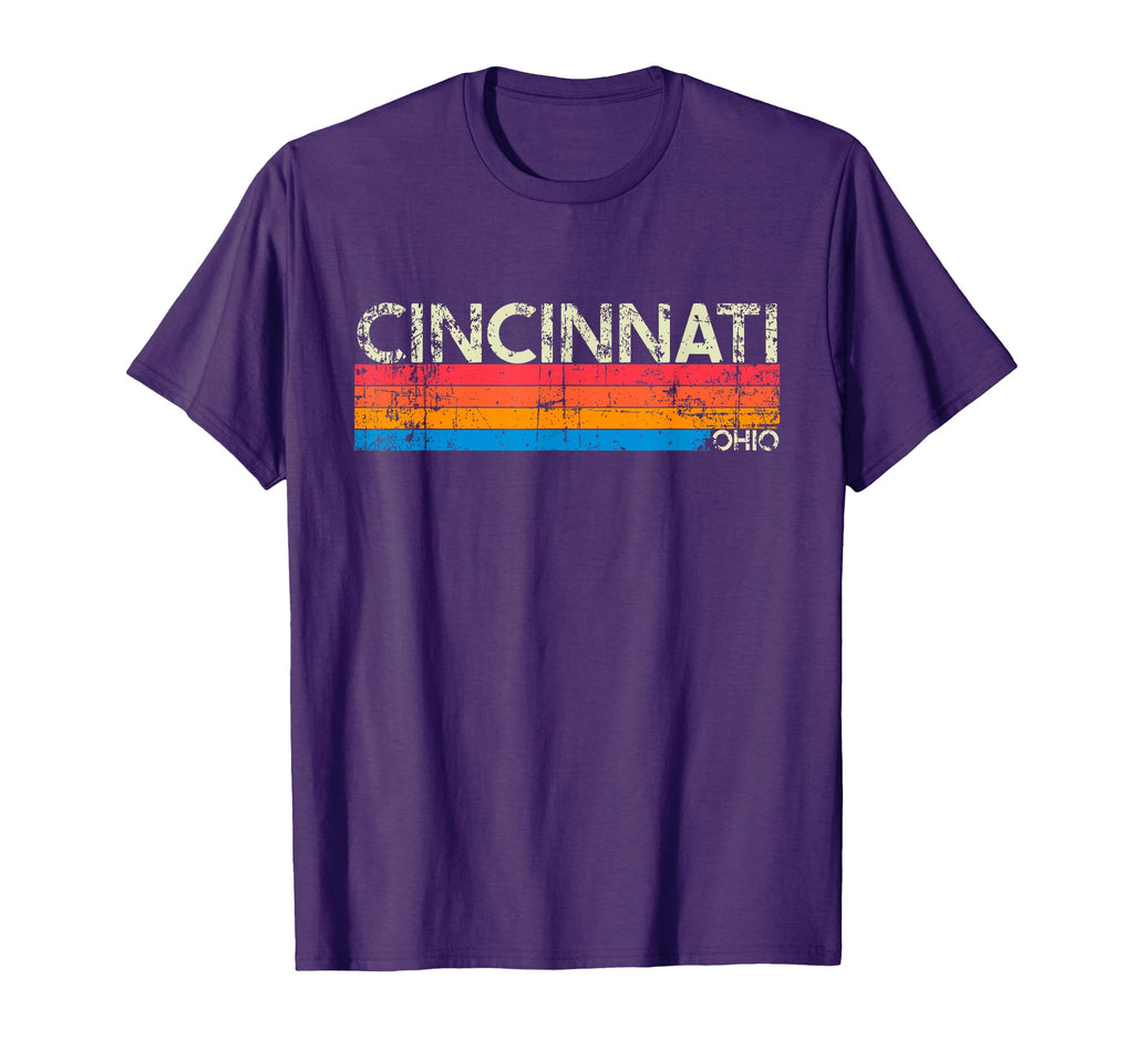 Cincinnati Ohio Distressed Souvenir T-Shirt - Unique Graphic Unisex - T-Shirt, Sweatshirt, Hoodie