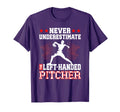 Baseball Left Handed Pitcher T-Shirt - Fun Novelty Design Men Women - T-Shirt, Sweatshirt, Hoodie