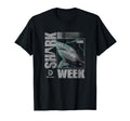 Shark Week Neon Lightning Glitch T-Shirt - Novelty Apparel for Adults - T-Shirt, Sweatshirt, Hoodie