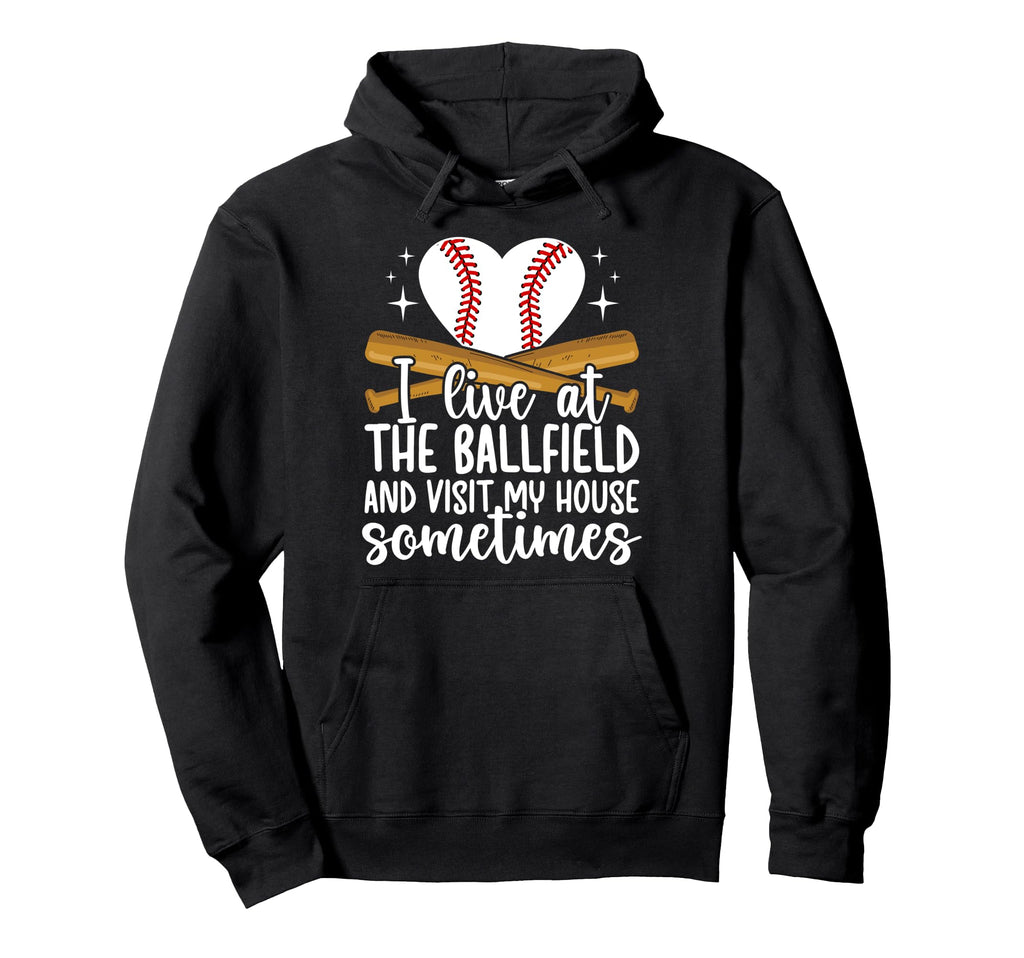 Baseball Mom Funny Mom Baseball Player Hoodie - Trendy Graphic for Adults - T-Shirt, Sweatshirt, Hoodie