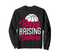 Basketball Bball Mom Busy Sweatshirt - Aesthetic Graphic for Adults - T-Shirt, Sweatshirt, Hoodie
