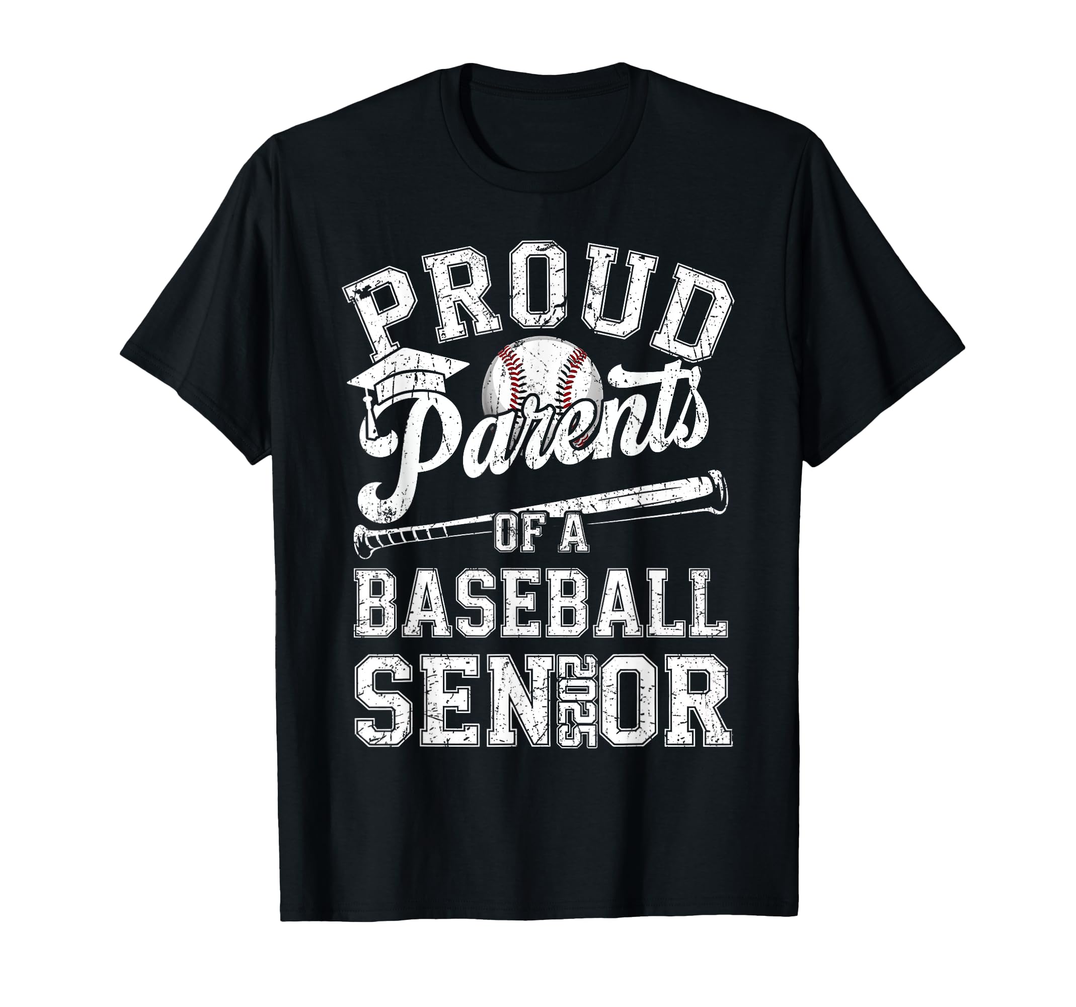 Proud Parents 2025 Senior Baseball T-Shirt - Novelty Apparel for Adults - T-Shirt, Sweatshirt, Hoodie
