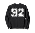92 Number Ninety Two Team Sports Sweatshirt - Minimalist Print Men Women - T-Shirt, Sweatshirt, Hoodie