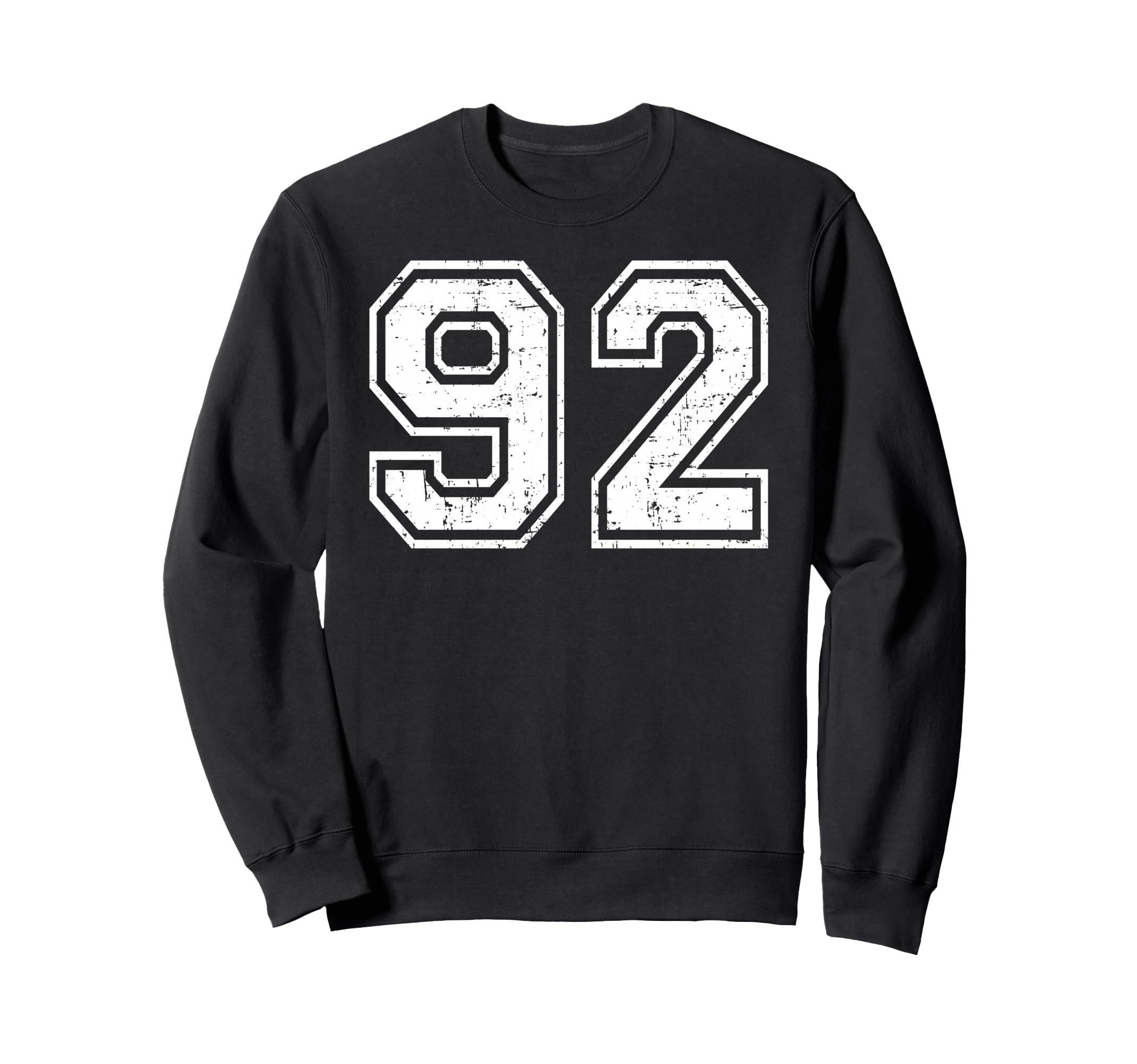 92 Number Ninety Two Team Sports Sweatshirt - Minimalist Print Men Women - T-Shirt, Sweatshirt, Hoodie