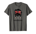 Bleached Baseball Mom Messy Bun Player T-Shirt - Unique Graphic for Adults - T-Shirt, Sweatshirt, Hoodie