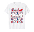Baseball Sister Coquette Bow Biggest Fan T-Shirt - Custom Art Print Unisex - T-Shirt, Sweatshirt, Hoodie