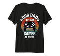 Mens Dog Dad Day Gamer Night Fathers Day T-Shirt - Minimalist Print Unisex - T-Shirt, Sweatshirt, Hoodie