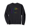 Camera Rainbow Art Logo Sweatshirt - Unique Graphic Unisex - T-Shirt, Sweatshirt, Hoodie