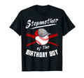 Stepmother Birthday Baseball Bday Party T-Shirt - Unique Graphic Men Women - T-Shirt, Sweatshirt, Hoodie