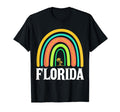 Florida Vacation Souvenir Rainbow T-Shirt - Minimalist Print Men Women - T-Shirt, Sweatshirt, Hoodie