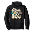 80S Eighties Cassette Tape Boombox Hoodie - Novelty Apparel for Adults - T-Shirt, Sweatshirt, Hoodie