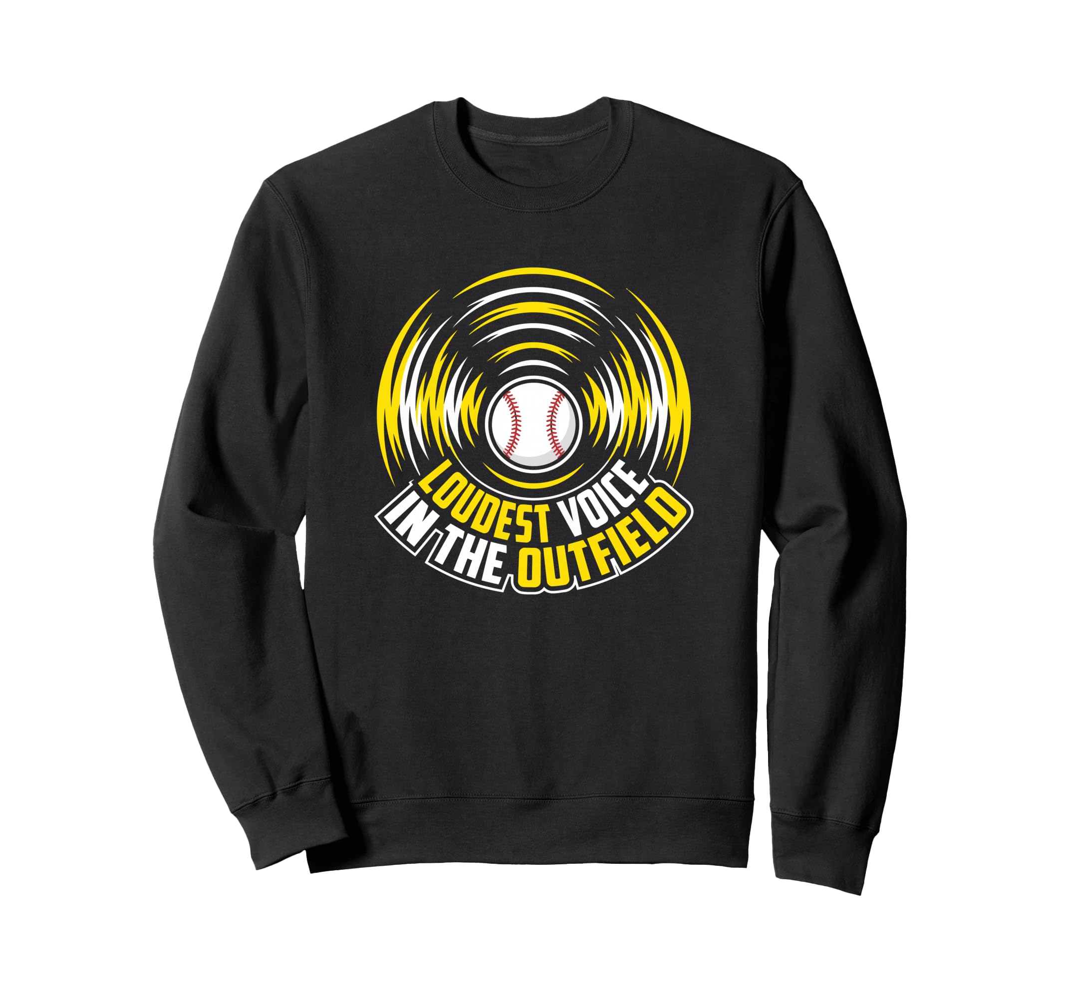 Loudest Voice Outfield Baseball Sweatshirt - Aesthetic Graphic Men Women - T-Shirt, Sweatshirt, Hoodie