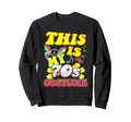 This Is My 70S Costume Groovy Sweatshirt - Minimalist Print Men Women - T-Shirt, Sweatshirt, Hoodie