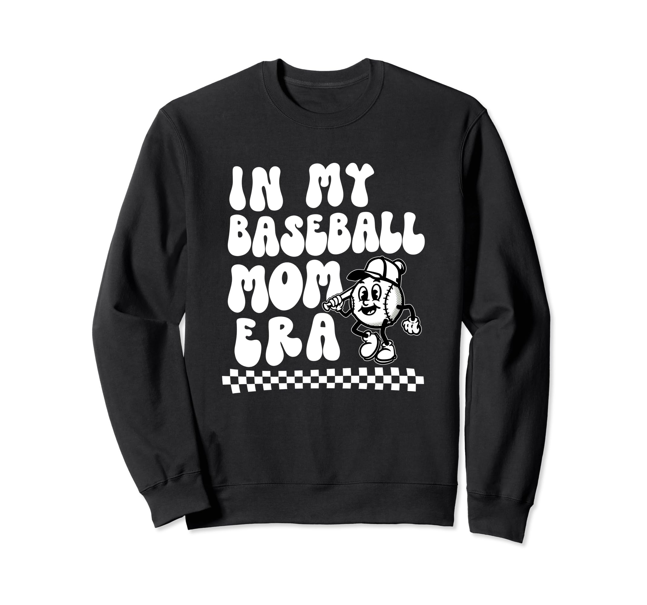 My Baseball Mom Era Funny Baseball Sweatshirt - Novelty Apparel for Adults - T-Shirt, Sweatshirt, Hoodie