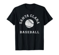 Santa Clara Baseball Distressed T-Shirt - Graphic Print Unisex - T-Shirt, Sweatshirt, Hoodie