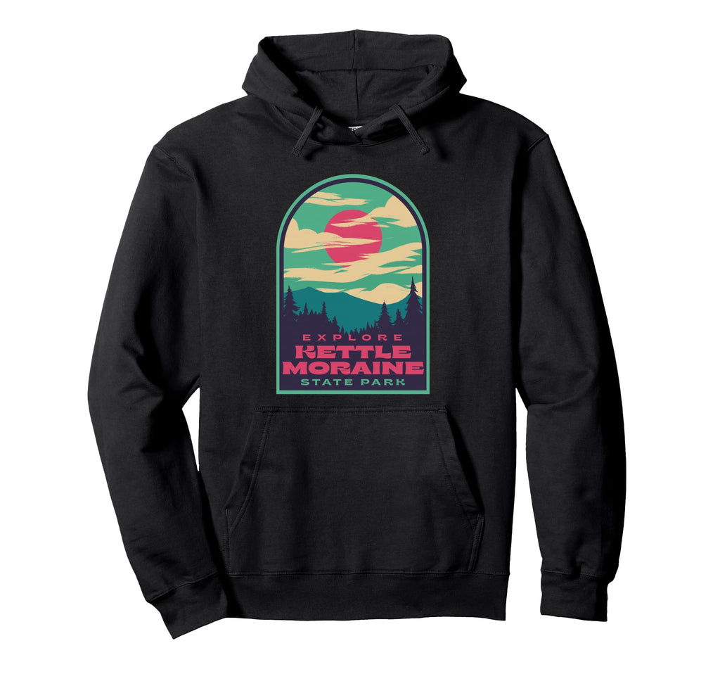 Kettle Moraine State Park Sunset Hoodie - Aesthetic Graphic for Adults - T-Shirt, Sweatshirt, Hoodie