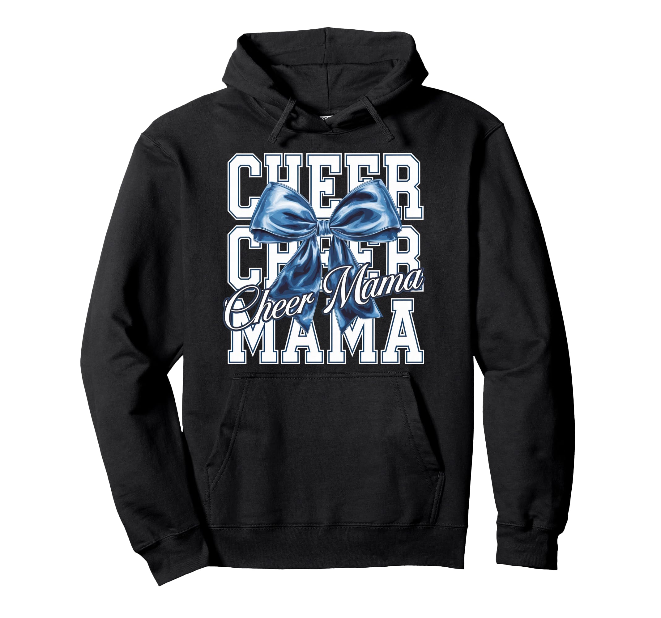 Cheer Mom Mother Bow Cheerleader Game Hoodie - Fun Novelty Design Unisex - T-Shirt, Sweatshirt, Hoodie