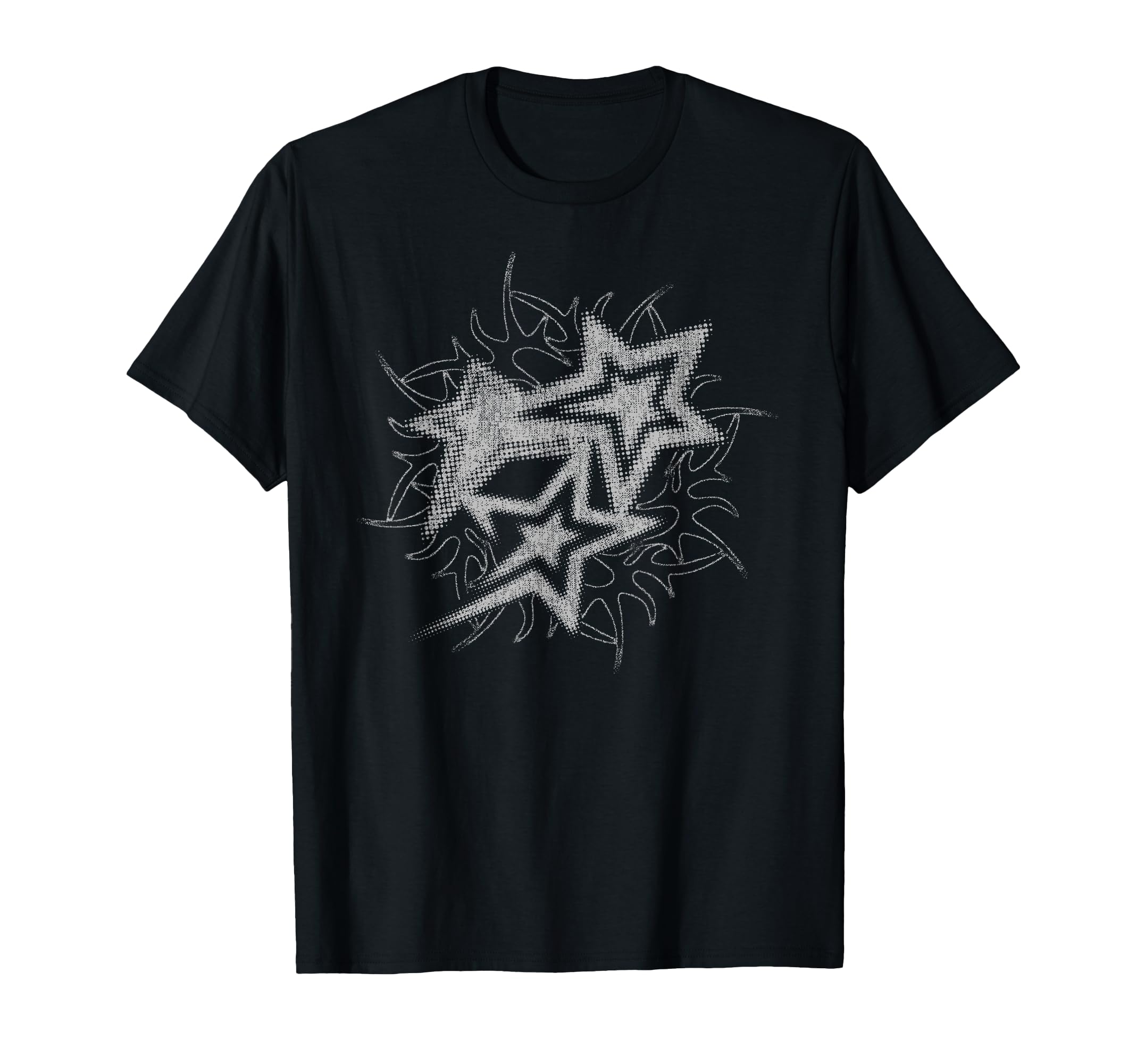 Y2K Grunge Stars 2000S Tattoo T-Shirt - Minimalist Print Men Women - T-Shirt, Sweatshirt, Hoodie