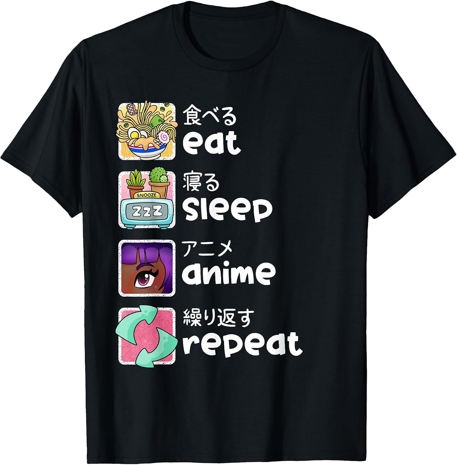 Kawaii Anime Merch Otaku Gifts - Adult & Kids T-Shirts, Sweatshirts & Hoodies apparel design preview 1