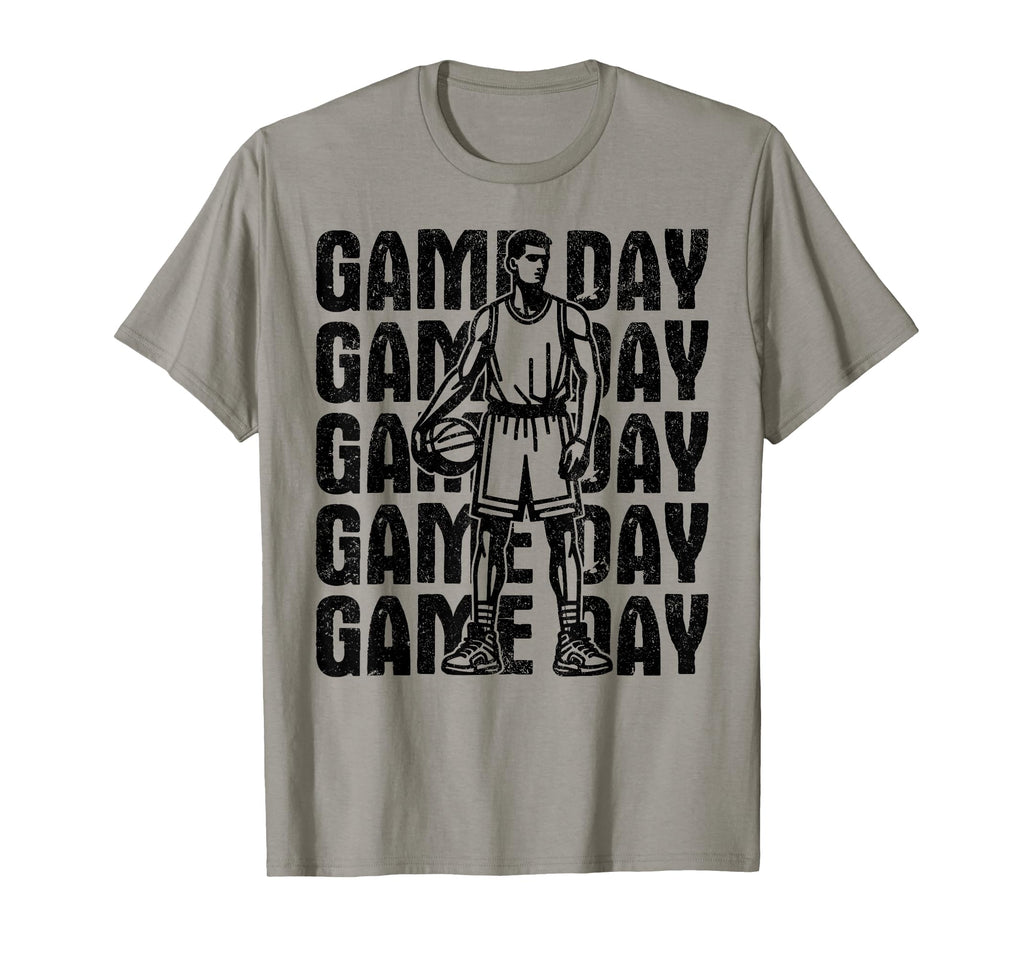 Game Day Basketball Basketball Mom T-Shirt - Novelty Apparel for Adults - T-Shirt, Sweatshirt, Hoodie