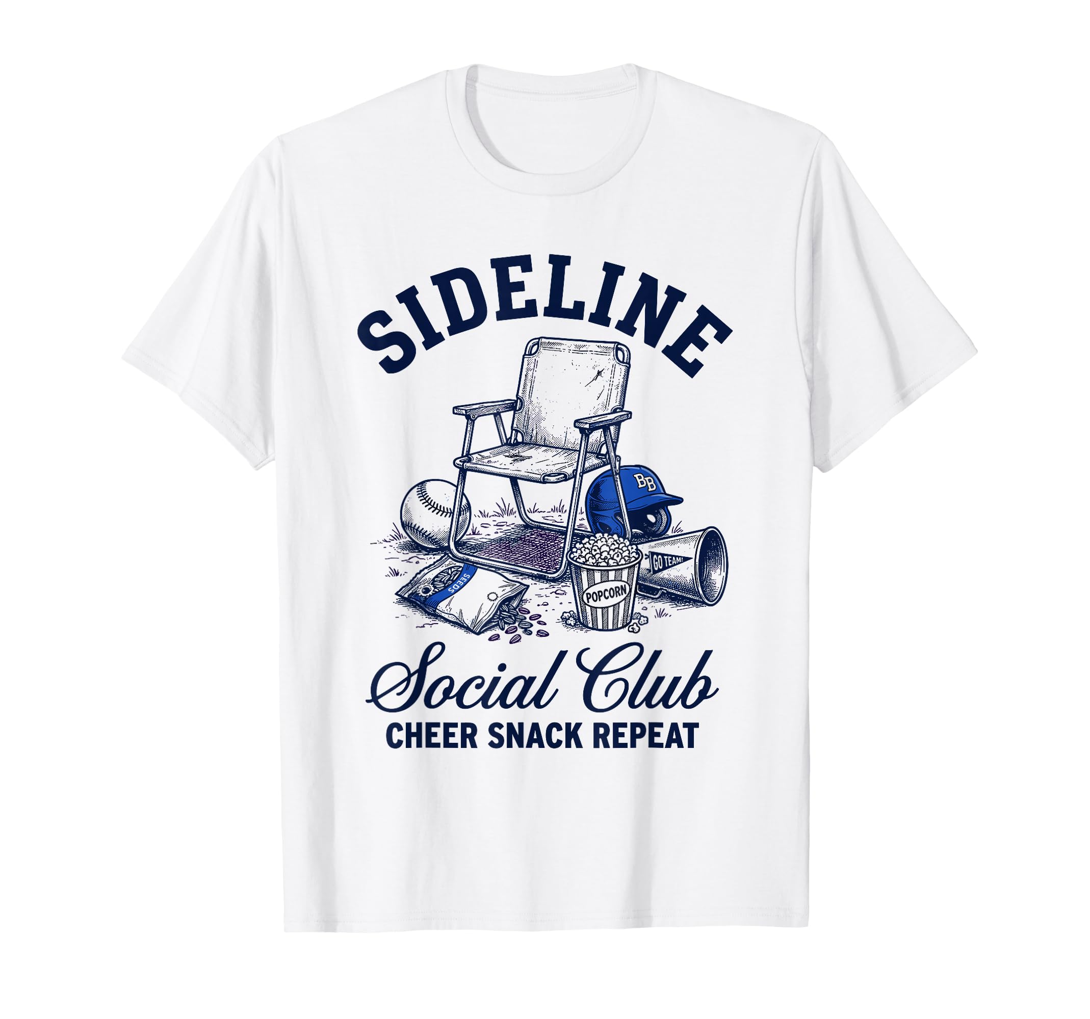 Sideline Social Club Cheer Snack T-Shirt - Casual Everyday Wear Unisex - T-Shirt, Sweatshirt, Hoodie