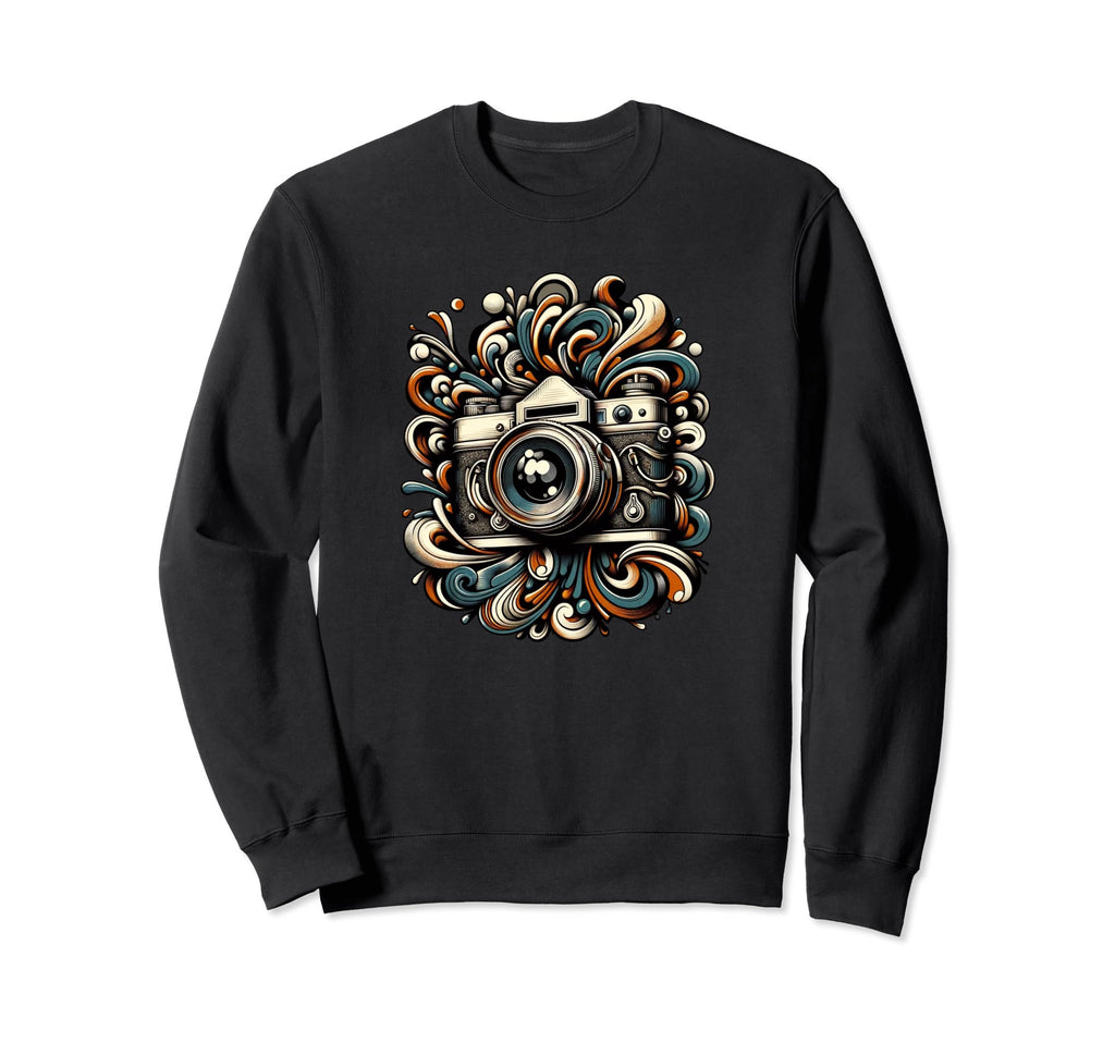Camera Photographer Designs Sweatshirt - Minimalist Print Unisex - T-Shirt, Sweatshirt, Hoodie