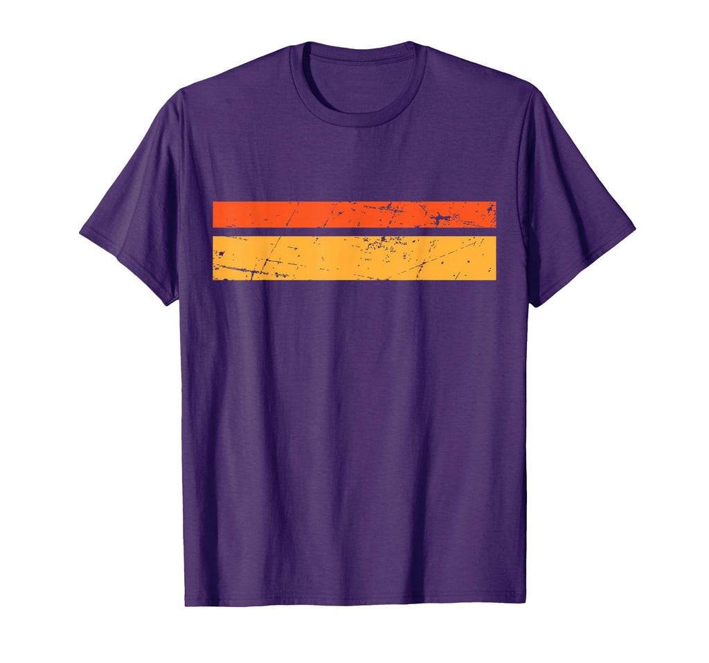 70S 80S Stripe Distressed Beach Wear T-Shirt - Graphic Print Men Women - T-Shirt, Sweatshirt, Hoodie