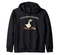 Outnumbered Funny Mom Goose Family Life Sweatshirt - Trendy Graphic Unisex - T-Shirt, Sweatshirt, Hoodie