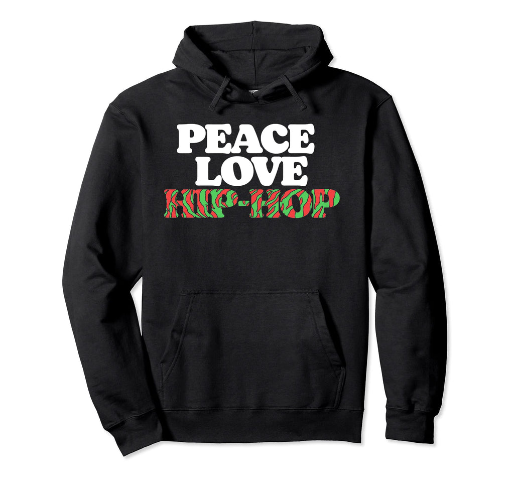 Peace Love Hip Hop Old School Rap 80S Hoodie - Aesthetic Graphic Men Women - T-Shirt, Sweatshirt, Hoodie