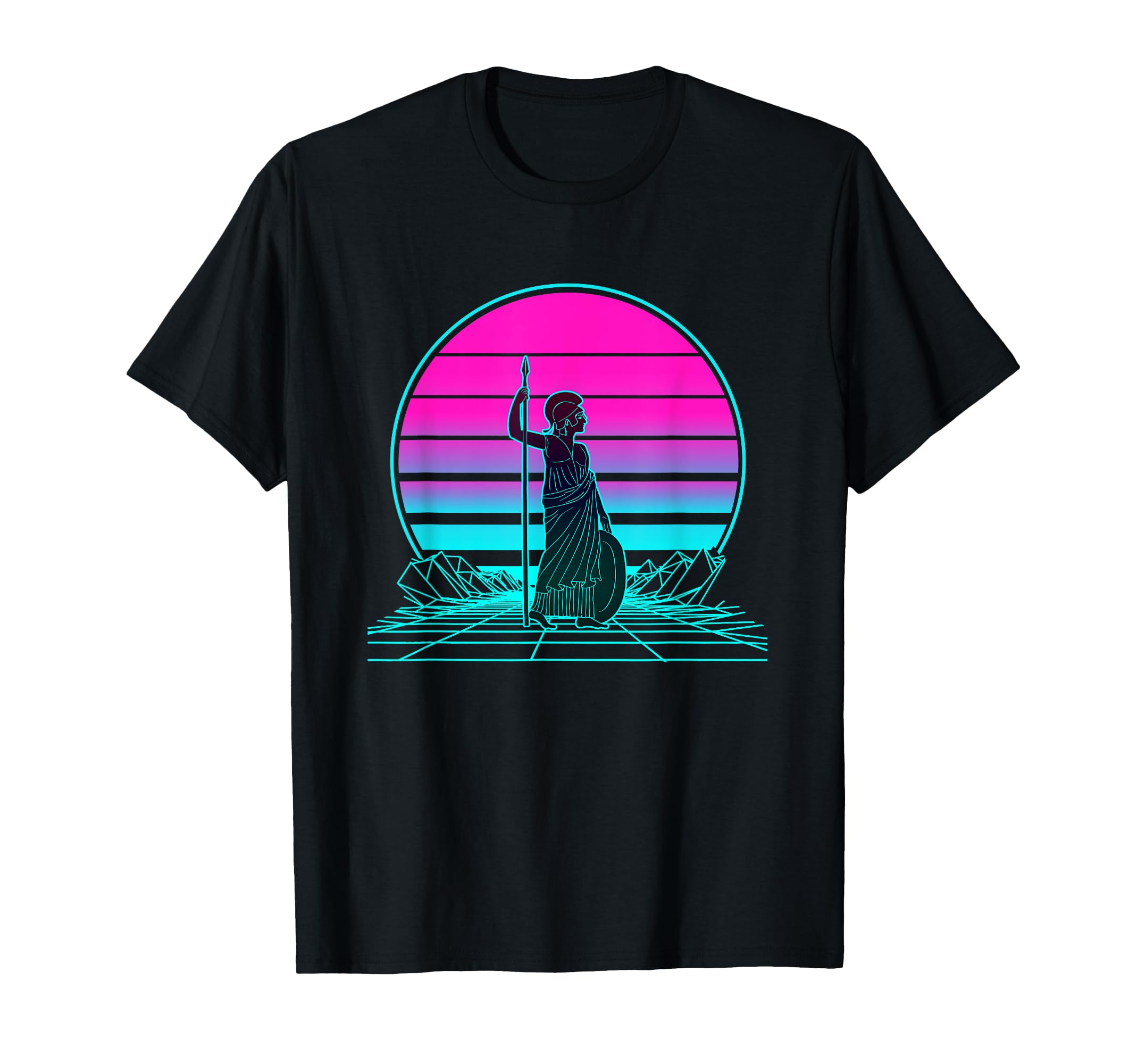 Sunset Athena T-Shirt - Fun Novelty Design Men Women - T-Shirt, Sweatshirt, Hoodie