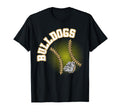 Bulldogs Softball Mom Game Day Gold T-Shirt - Novelty Apparel for Adults - T-Shirt, Sweatshirt, Hoodie