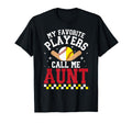 My Favorite Players Call Me Aunt T-Shirt - Fun Novelty Design for Adults - T-Shirt, Sweatshirt, Hoodie