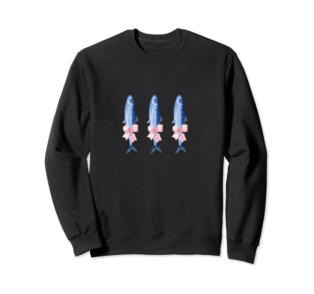 Tinned Fish Coquette Bows Tinned Sweatshirt - Streetwear Style Unisex - T-Shirt, Sweatshirt, Hoodie