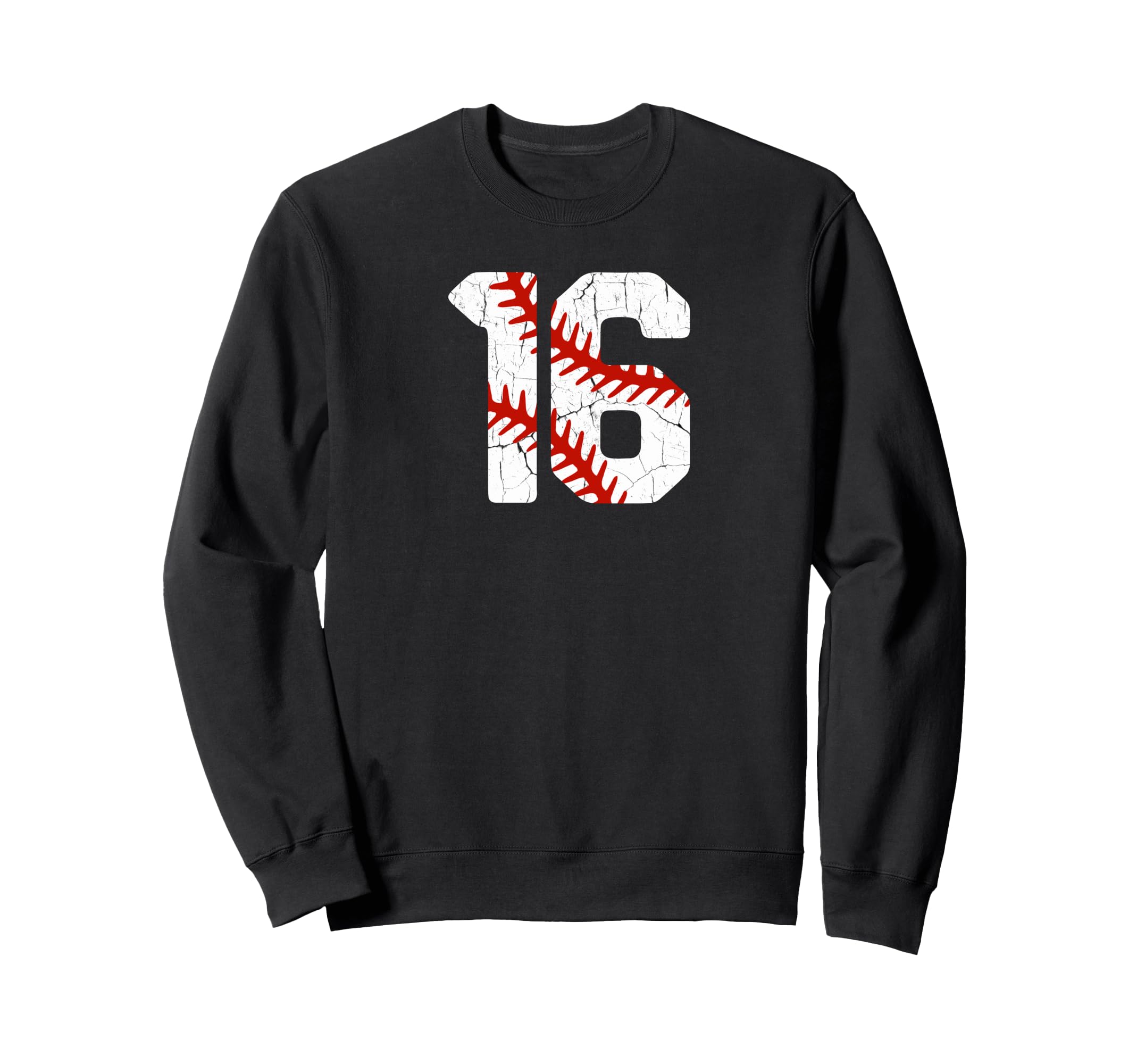 Baseball Player Jersey Number 16 Sweatshirt - Aesthetic Graphic for Adults - T-Shirt, Sweatshirt, Hoodie