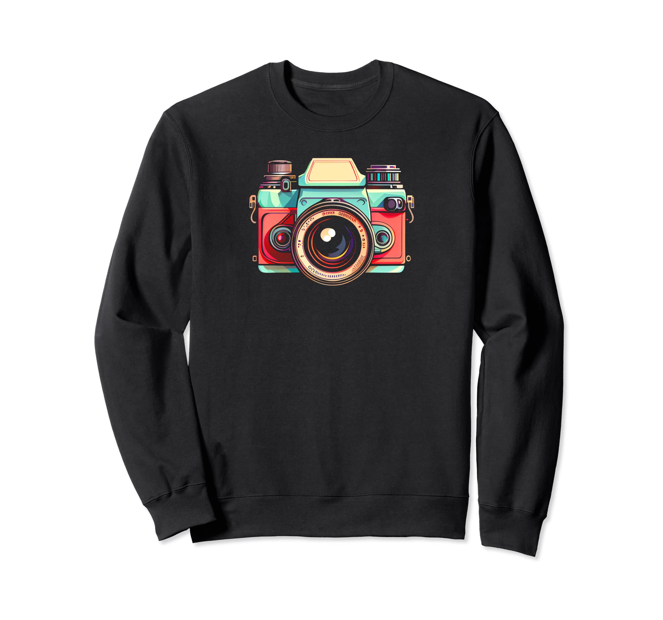 Eighties Vibe Slr Camera Photography Sweatshirt - Novelty Apparel Unisex - T-Shirt, Sweatshirt, Hoodie