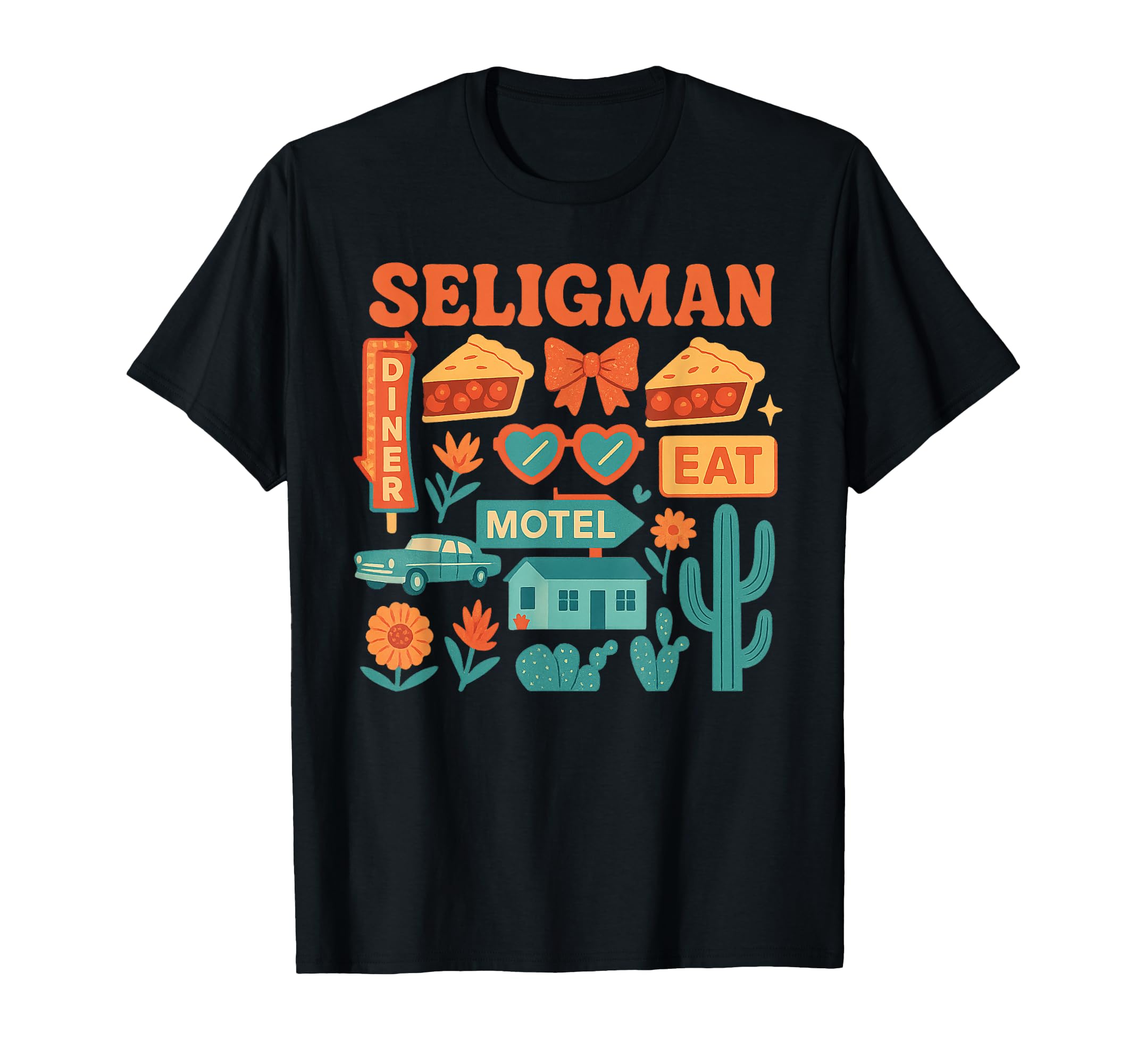 Seligman Motel Diner Coquette Aesthetic T-Shirt - Unique Graphic Men Women - T-Shirt, Sweatshirt, Hoodie