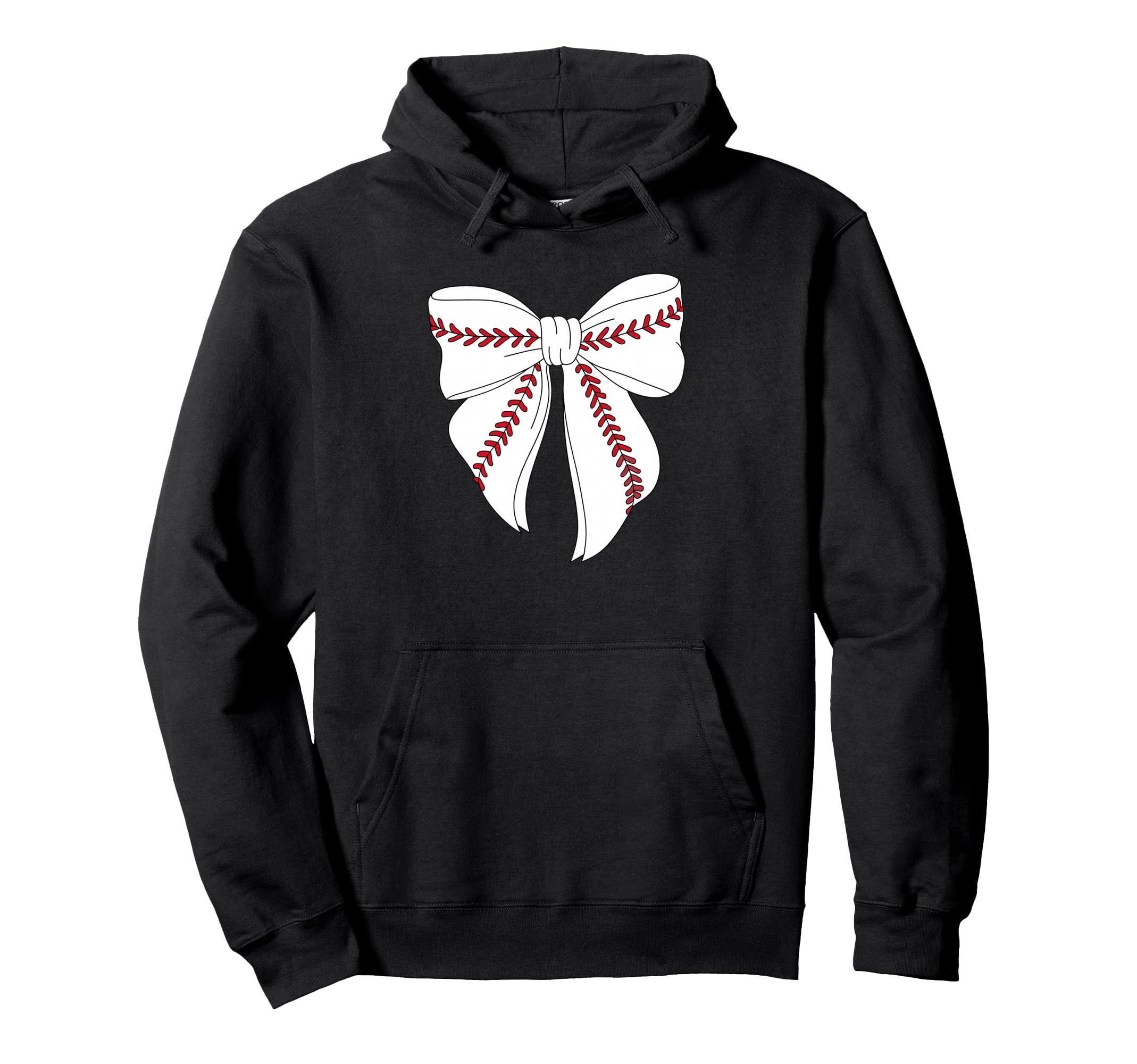 Baseball Coquette Bow Baseball Mom Mama Hoodie - Custom Art Print Unisex - T-Shirt, Sweatshirt, Hoodie