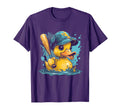 Rubber Duck Baseball Player Rubber Duck T-Shirt - Graphic Print Men Women - T-Shirt, Sweatshirt, Hoodie
