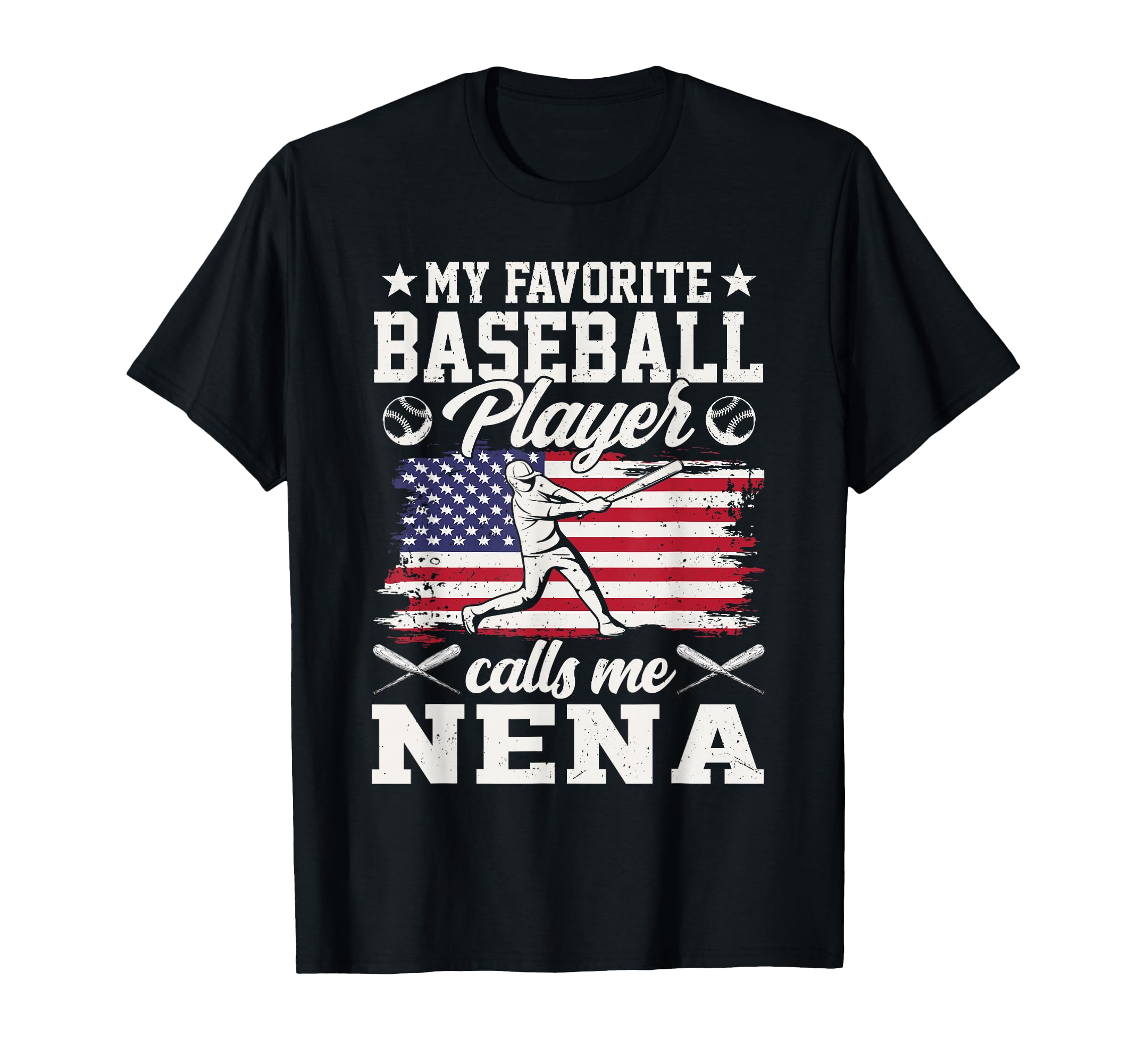 My Favorite Baseball Player Calls Me Nena T-Shirt - Novelty Apparel Unisex - T-Shirt, Sweatshirt, Hoodie