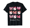 Baseball Mom Coquette Bow Baseball T-Shirt - Minimalist Print for Adults - T-Shirt, Sweatshirt, Hoodie